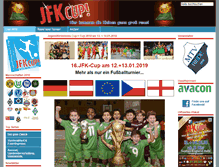 Tablet Screenshot of jfk-cup.de